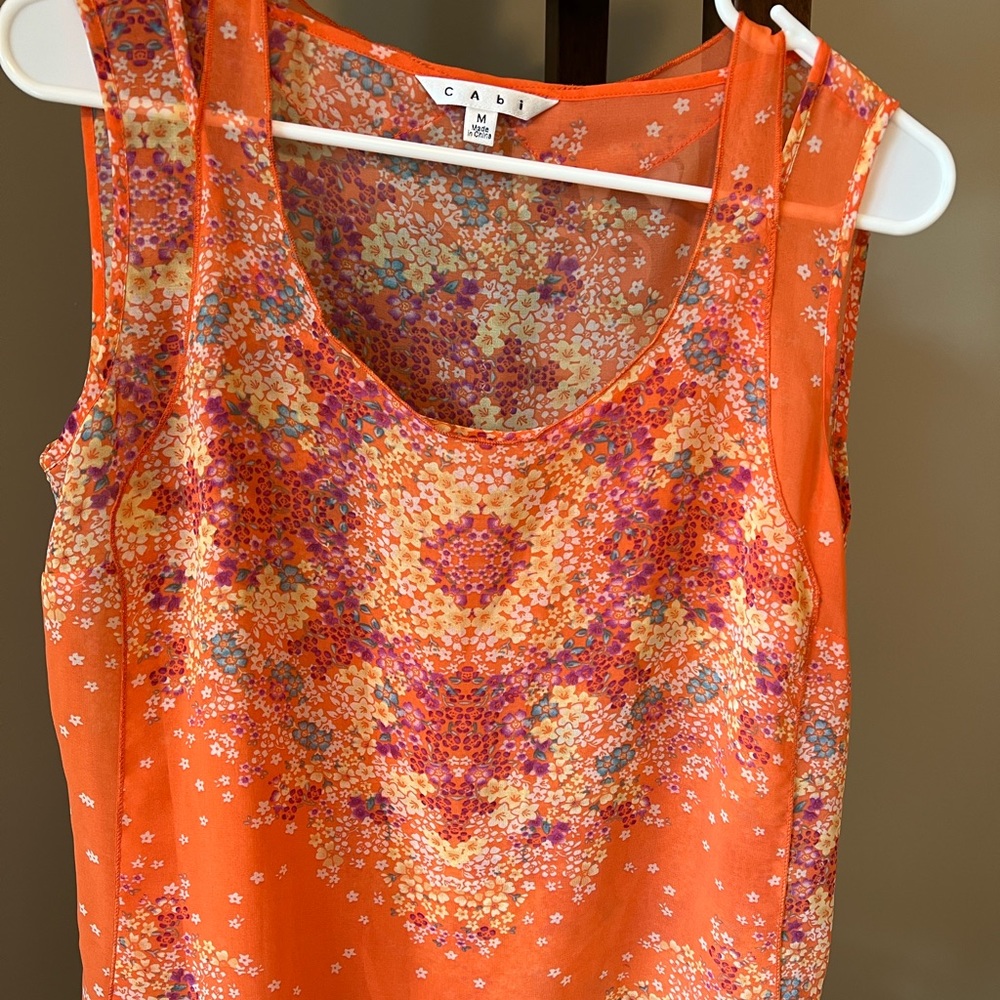 Cute Cabi sleeveless summer sheath - Picture 1 of 3
